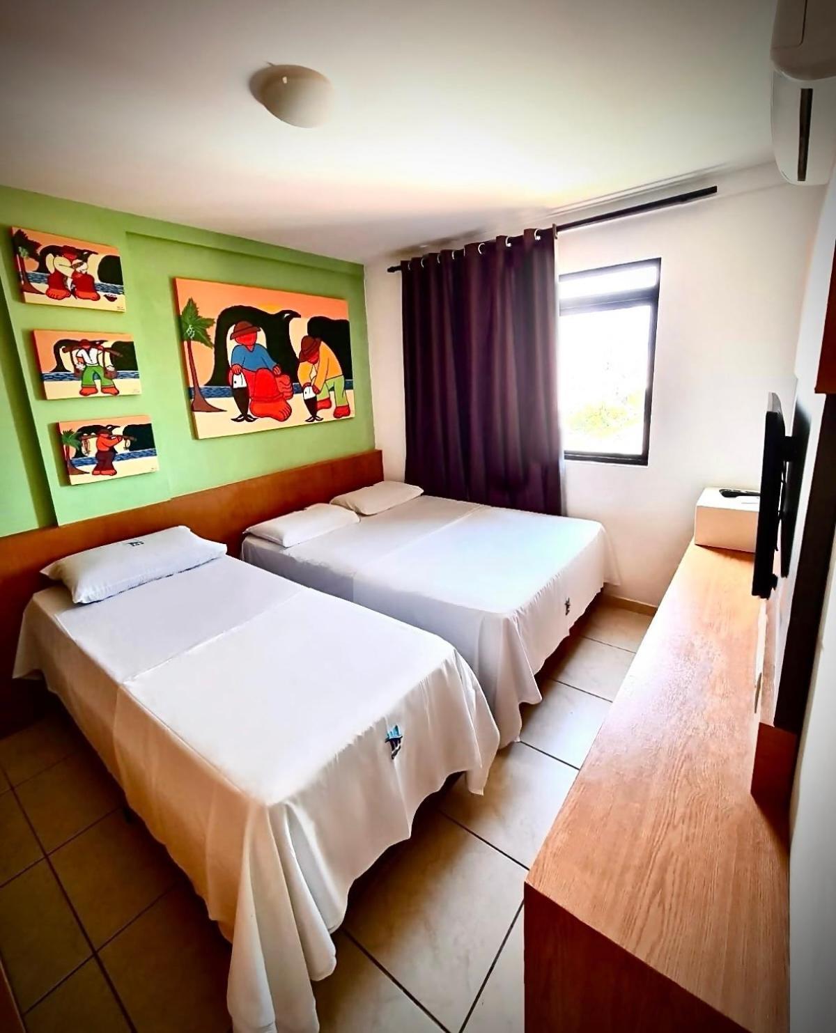 Appartamento Aconchegantes Flats, 1 E 2 Qtos, Em Ponta Negra Natal Esterno foto
